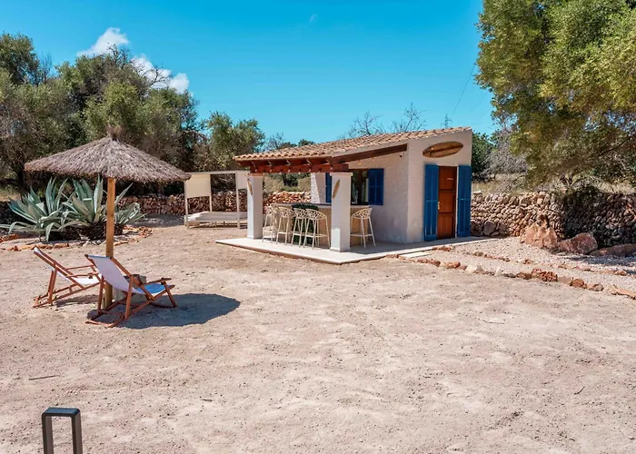 Traumhafte Finca - Es Camp Fora - Nahe Santanyi Mit Meerblick